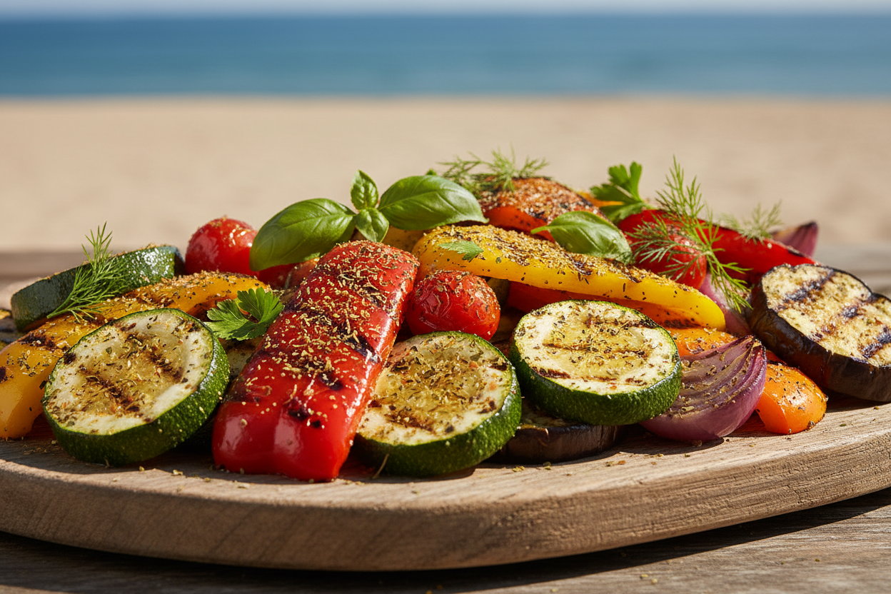 Beach Seasoning Grilled Vegetables