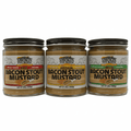 Bacon Stout Mustard Label - Mild, Medium, and Hot Varieties