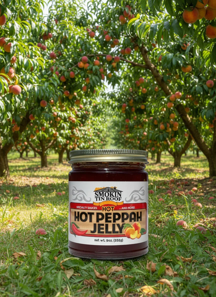 Hot Peppah Jelly - Award Winning - Smokin Tin Roof Staging