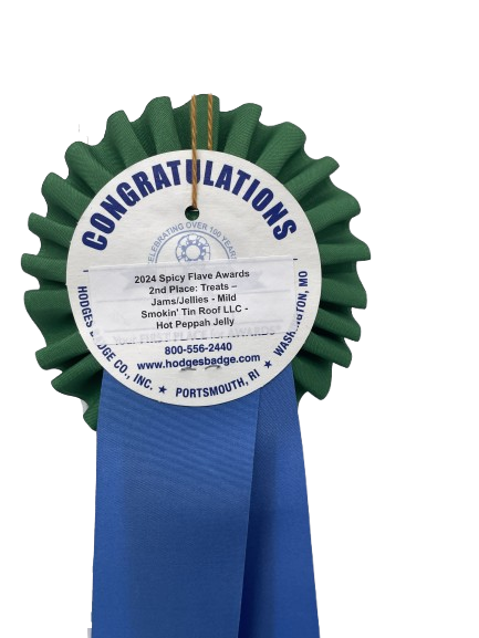 2024 Spicy Flave Awards - 2nd Place Treats Jams Jellies Mild