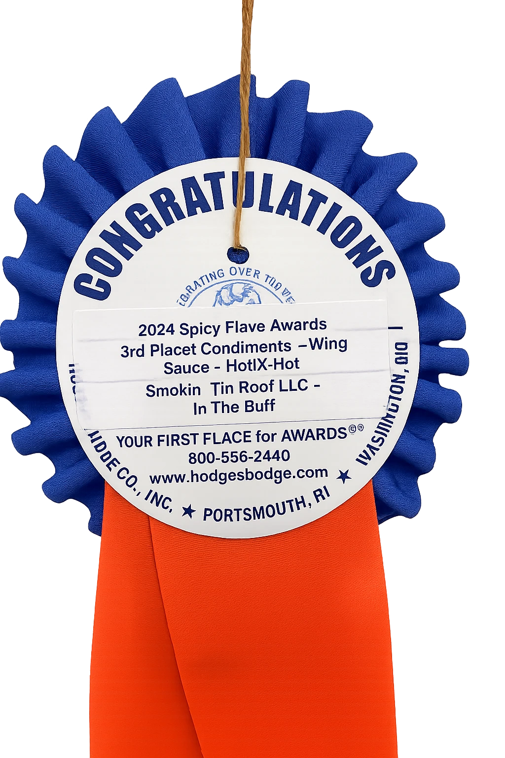 2024 Spicy Flave Awards - 3rd Place Condiments Wing Sauce HotIX-Hot
